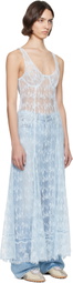 Collina Strada Blue Pamela Maxi Dress