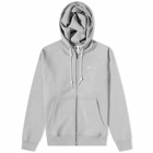 Nike Men's NRG Full-Zip Hoody in Dk Grey Heather/White