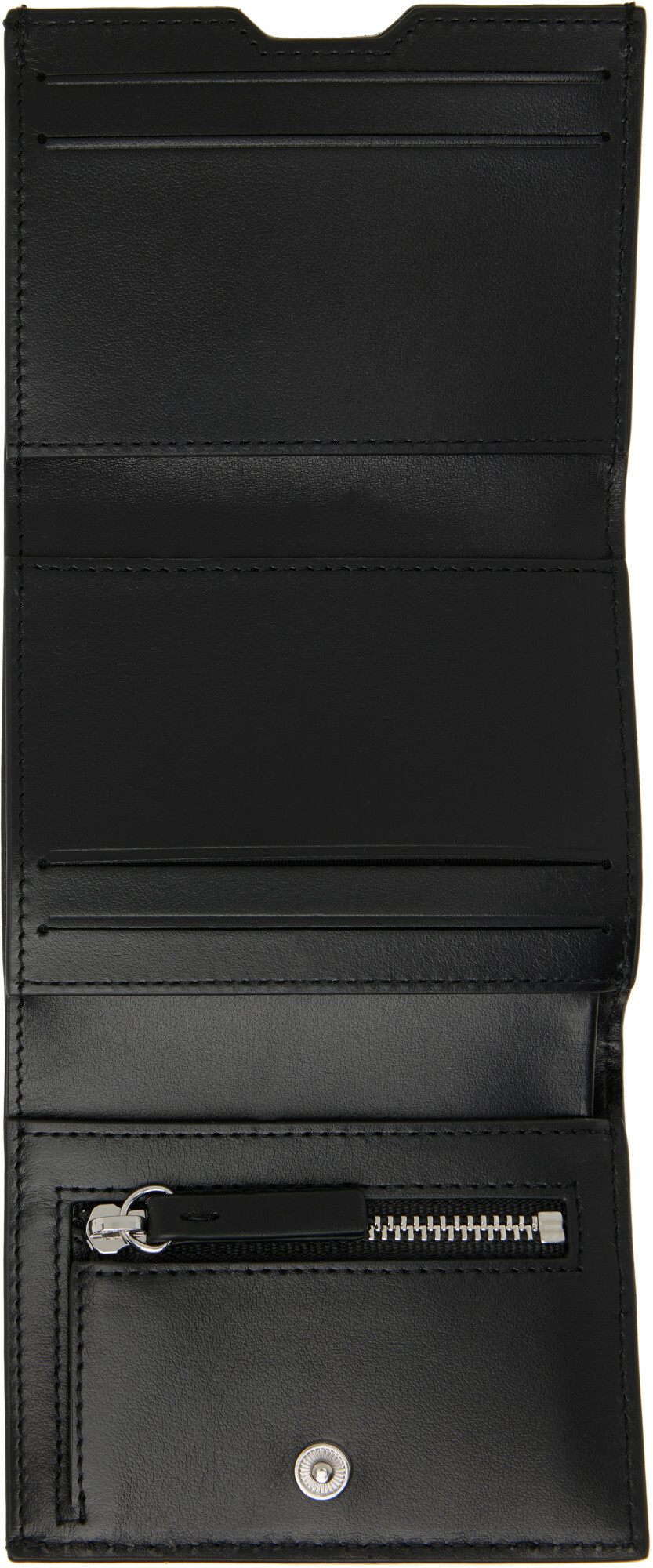MM6 Maison Margiela Black Numeric Wallet