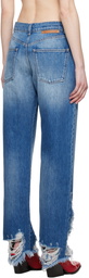 Stella McCartney Blue Distressed Jeans