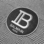 Balmain Prince of Wales Check Badge Sweat