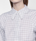 Victoria Beckham - Checked cotton twill shirt