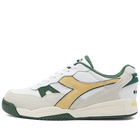 Diadora Men's Winner SL Sneakers in White/Greener Pastures