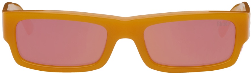 Photo: Rhude Orange Rhoyce Sunglasses