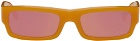 Rhude Orange Rhoyce Sunglasses