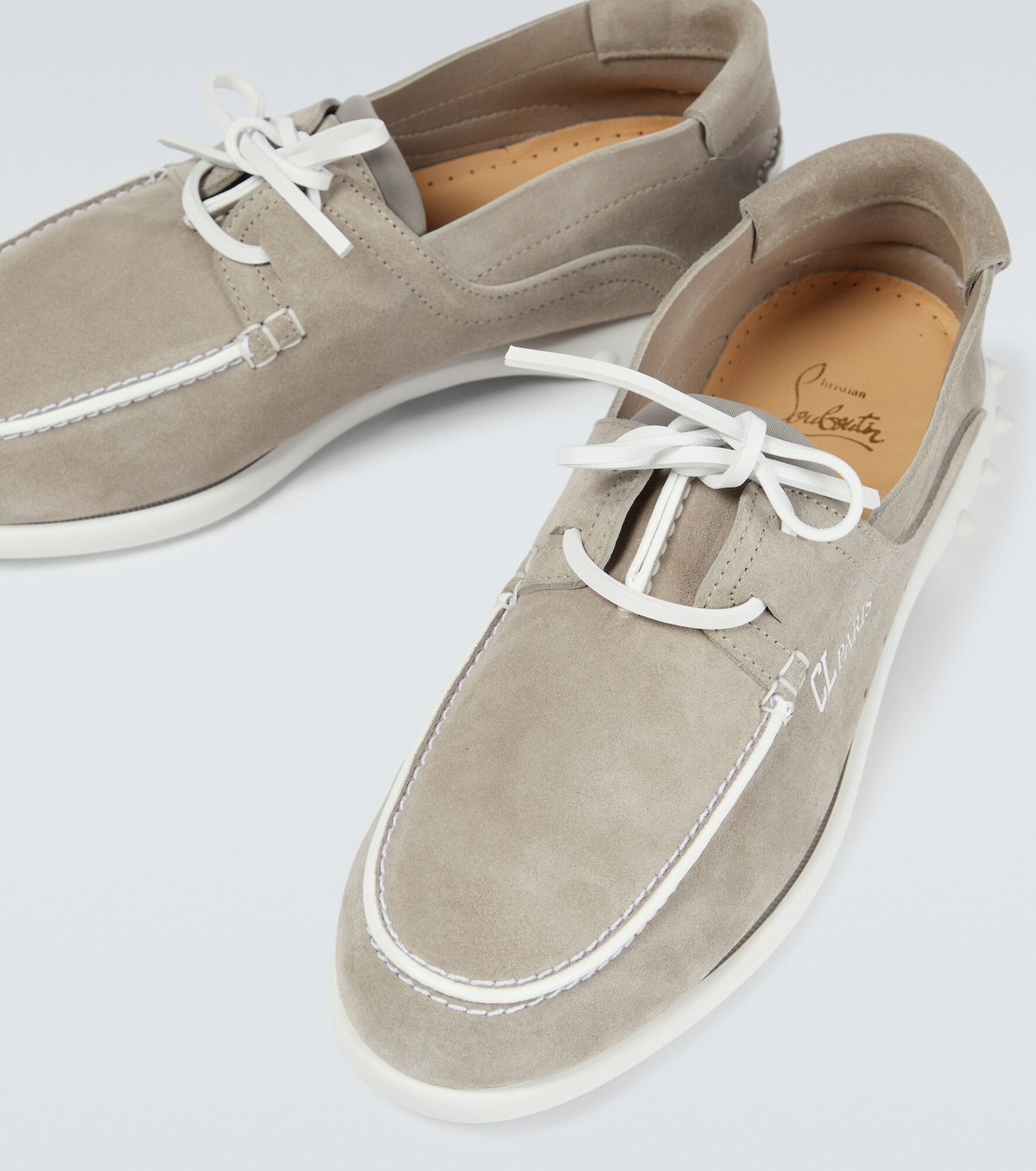 Christian Louboutin - Geromoc suede boat shoes Christian Louboutin