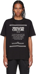 Versace Jeans Couture Black & White Logo T-Shirt