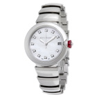 Bvlgari LVCEA Automatic White Mother of Pearl Diamond Dial Stainless Steel Ladies Watch 102199