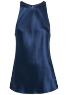 Reformation Saskia Silk top Navy
