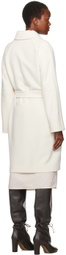 Max Mara White Estella Coat