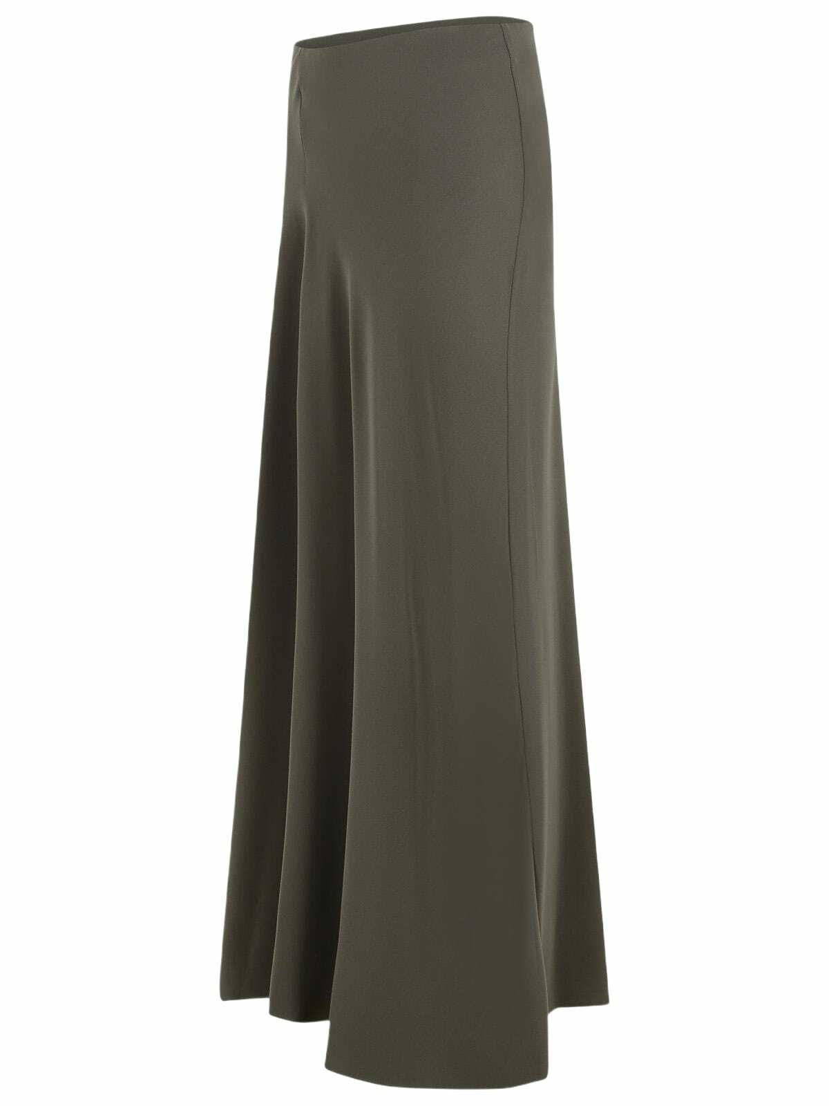 Parosh poker Long Skirt In Grey Polyester