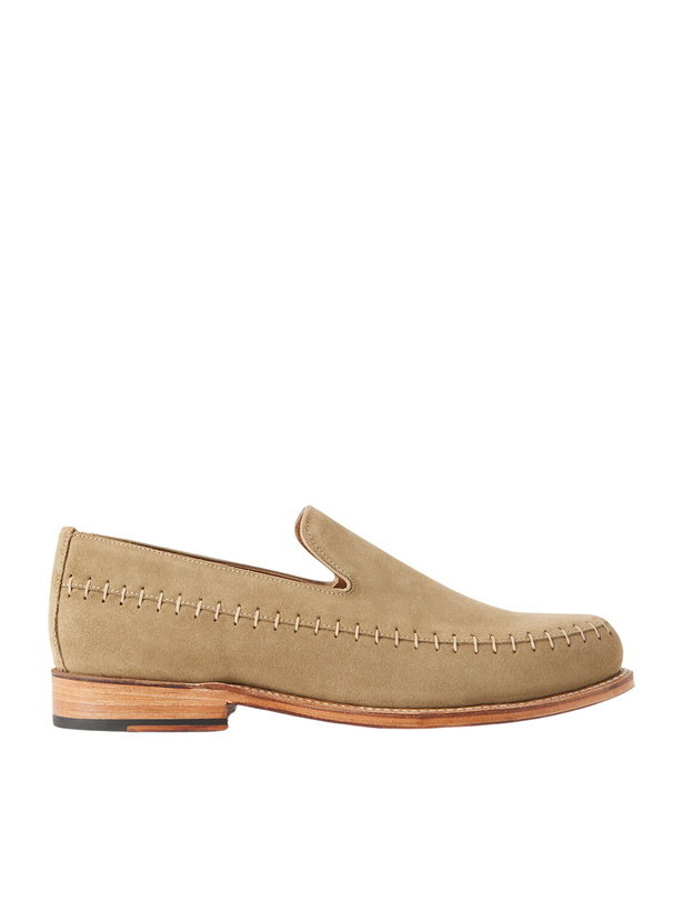 Photo: Grenson - Bernie Suede Venetian Loafers - Neutrals