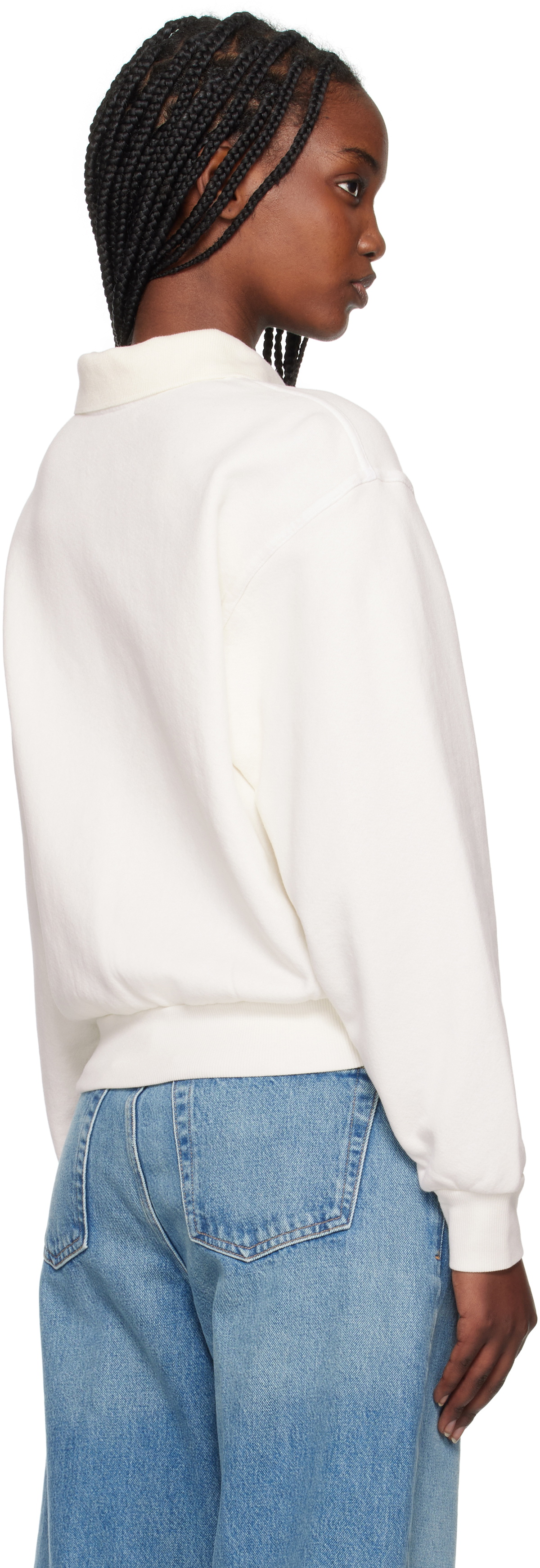 Citizens of Humanity Off-White Remi Collared Sweatshirt