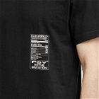 P.A.M. Men's Nutrition T-Shirt in Black