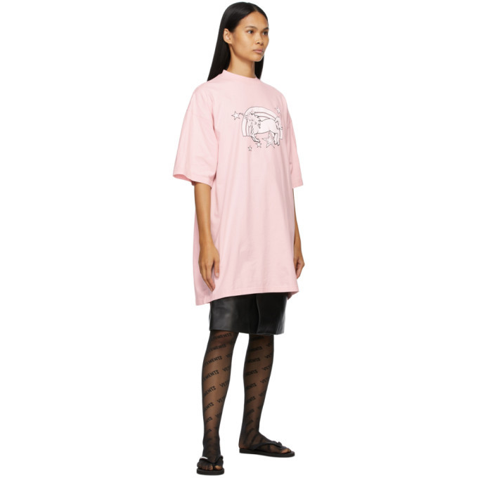 VETEMENTS Pink Magic Unicorn T-Shirt Vetements