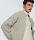 Le Kasha Hanoi cashmere zip-up sweater