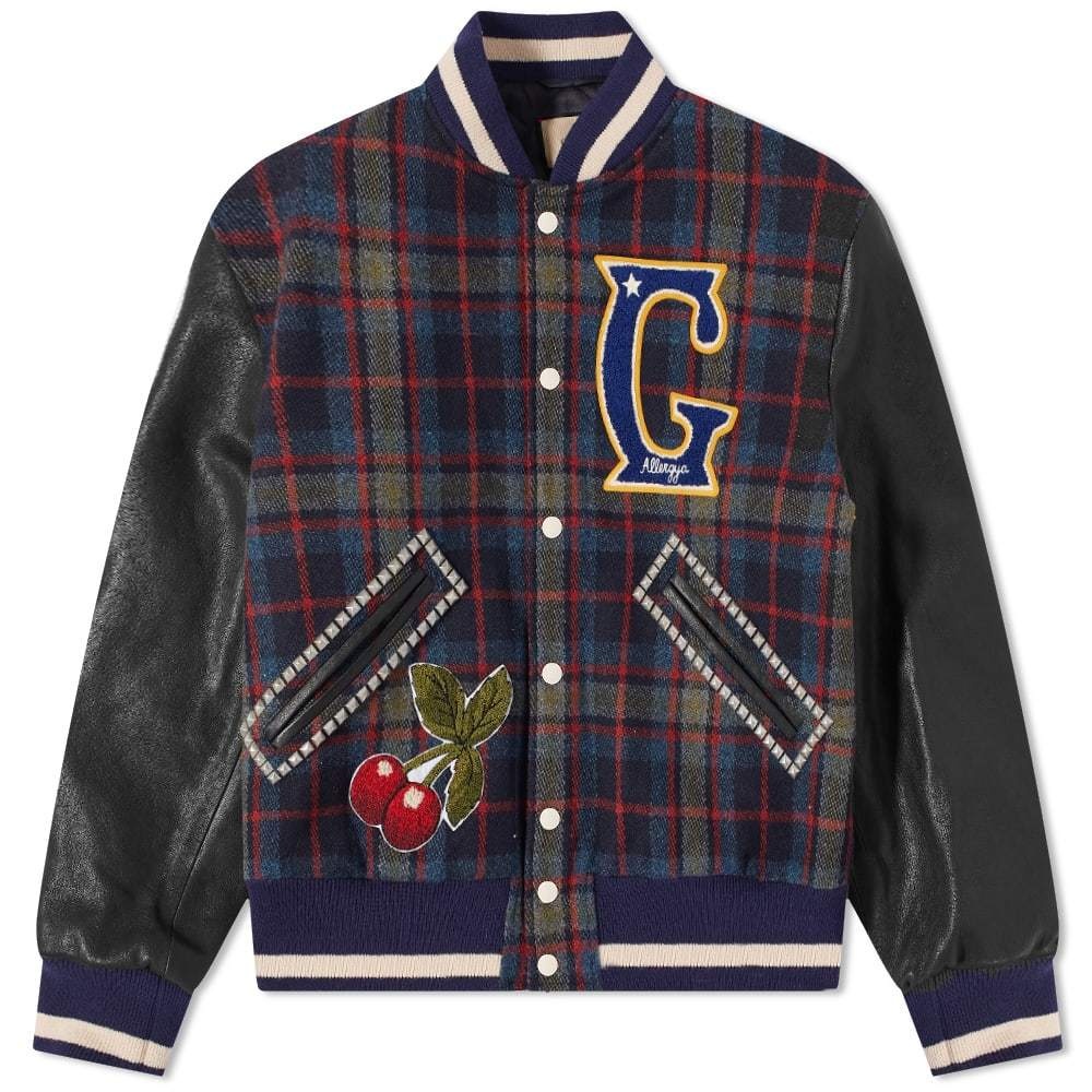 Gucci Check Wool Varsity Jacket