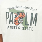 Palm Angels Men's East Coast Vintage T-Shirt in White/Black