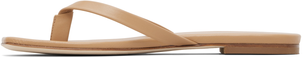 Aeyde Beige Renee Square-Toe Sandals