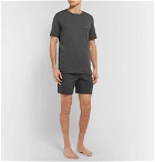 Schiesser - Josef Cotton-Jersey Pyjama T-shirt - Dark gray
