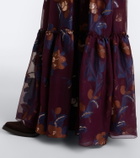 Etro Tiered silk-blend jacquard maxi skirt