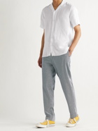 NN07 - Miyagi Camp-Collar Linen Shirt - White