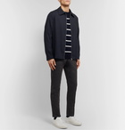 Barena - Slub Woven Blouson Jacket - Blue