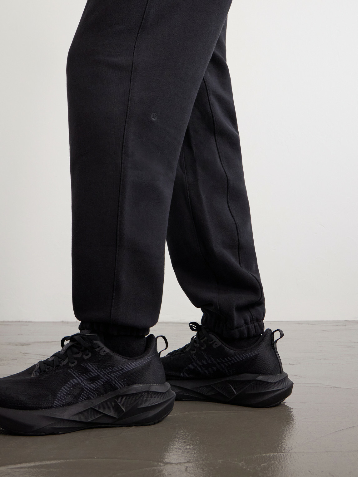 Lululemon - Steady State Slim-Fit Tapered Cotton-Blend Jersey Sweatpants - Black