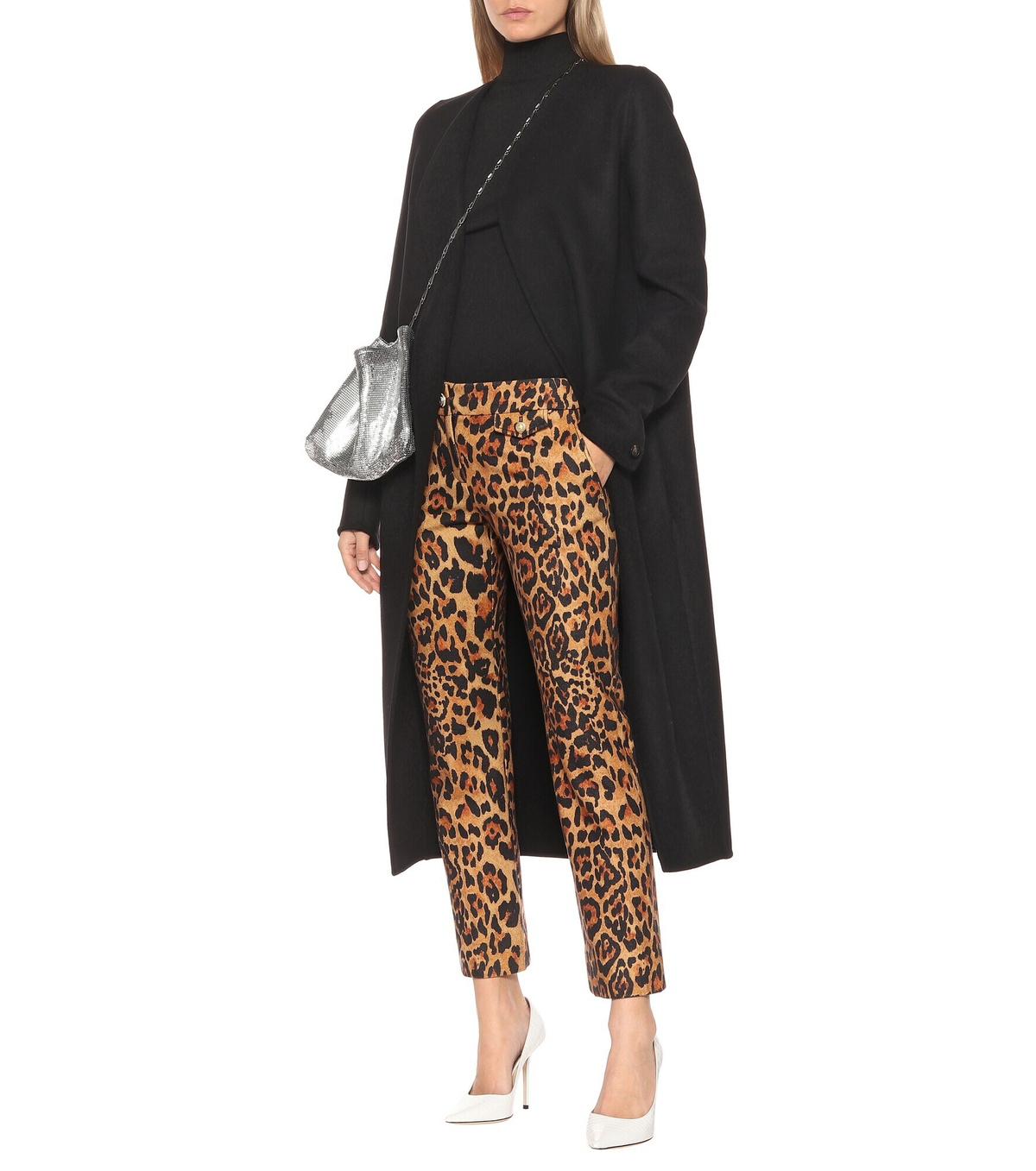 Paco Rabanne - Leopard-print wool pants