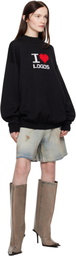 VETEMENTS Black 'I Love Logos' Sweater