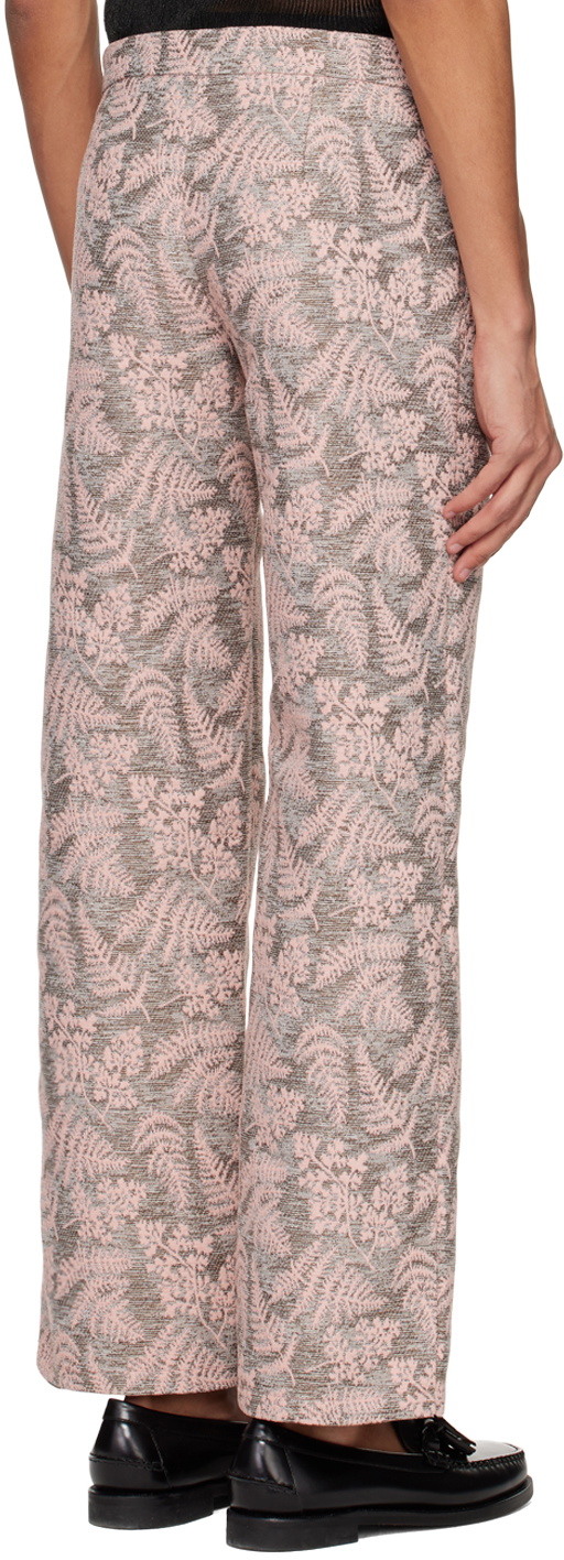 TSAU Pink Embroidered Trousers