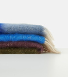 Loewe - Anagram striped wool-blend blanket