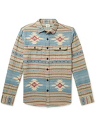 Faherty - Doug Good Feather Canyon Brushed Organic Cotton-Jacquard Overshirt - Neutrals