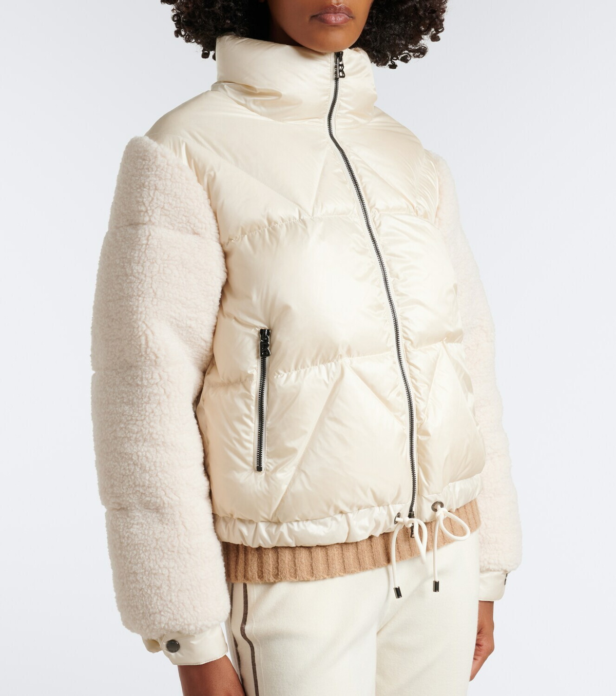 Bogner Queeny terry-trimmed down jacket