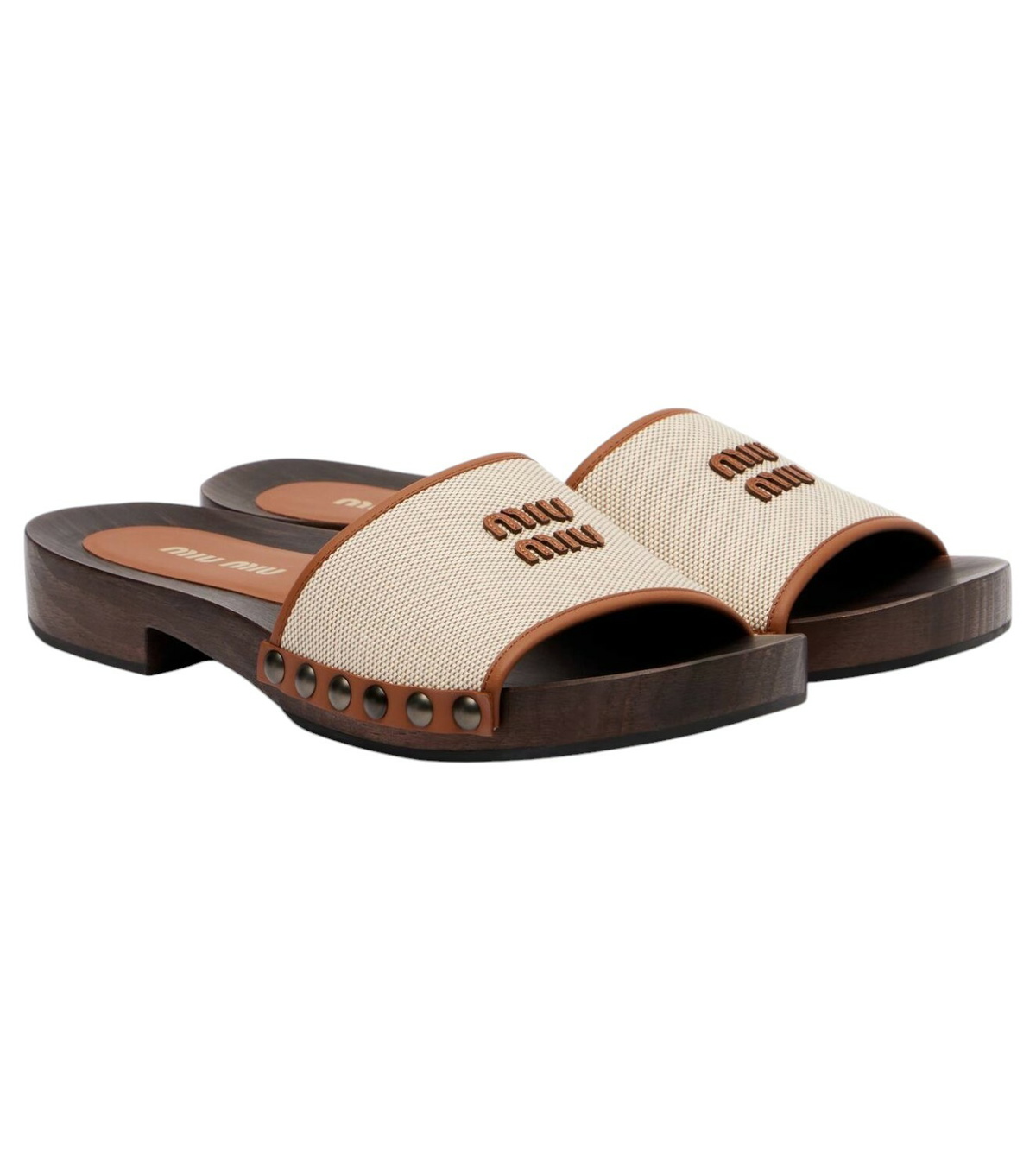 Miu Miu Blue Rubber Pool Slide Sandals Miu Miu