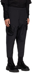 Julius Black Paneled Cargo Pants