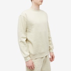 Taikan Men's Plain Heavyweight Crew Sweat in Cream