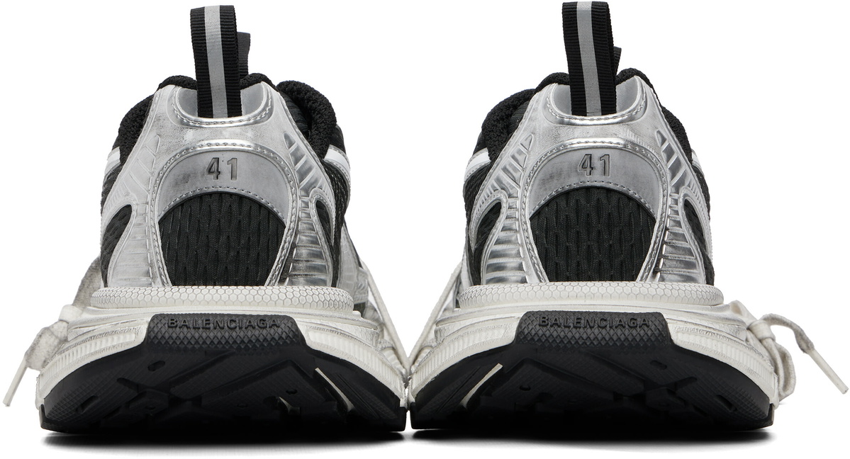 Balenciaga Silver & Black 3XL Gradient Sneakers