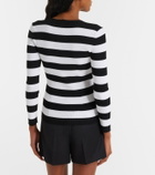 Max Mara Vello ribbed-knit striped sweater
