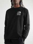 The North Face - Logo-Print Cotton-Jersey T-Shirt - Black