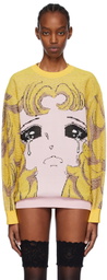 Pushbutton Yellow Crying Girl Sweater