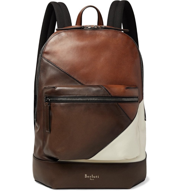 Photo: Berluti - Volume Patchwork Leather Backpack - Men - Brown