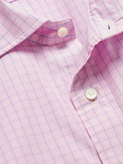 Sid Mashburn - Checked Cotton-Poplin Shirt - Pink