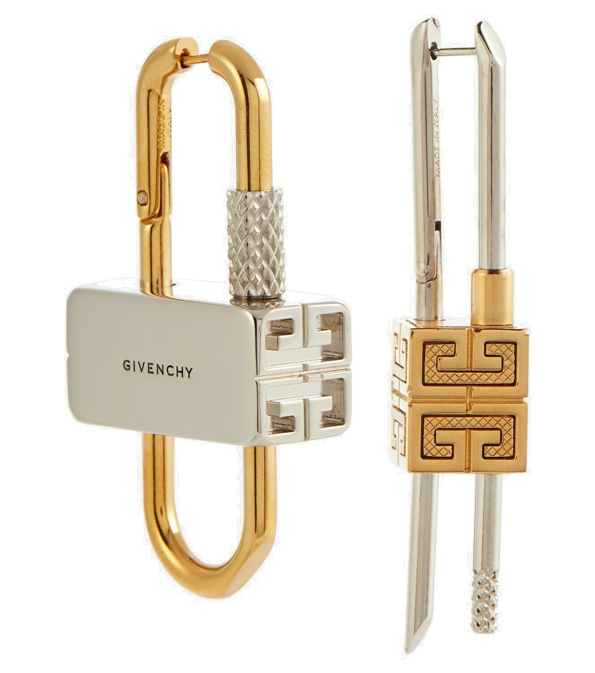 Givenchy ロックイヤリング シルバー GIVENCHY ロックイヤリング シルバー