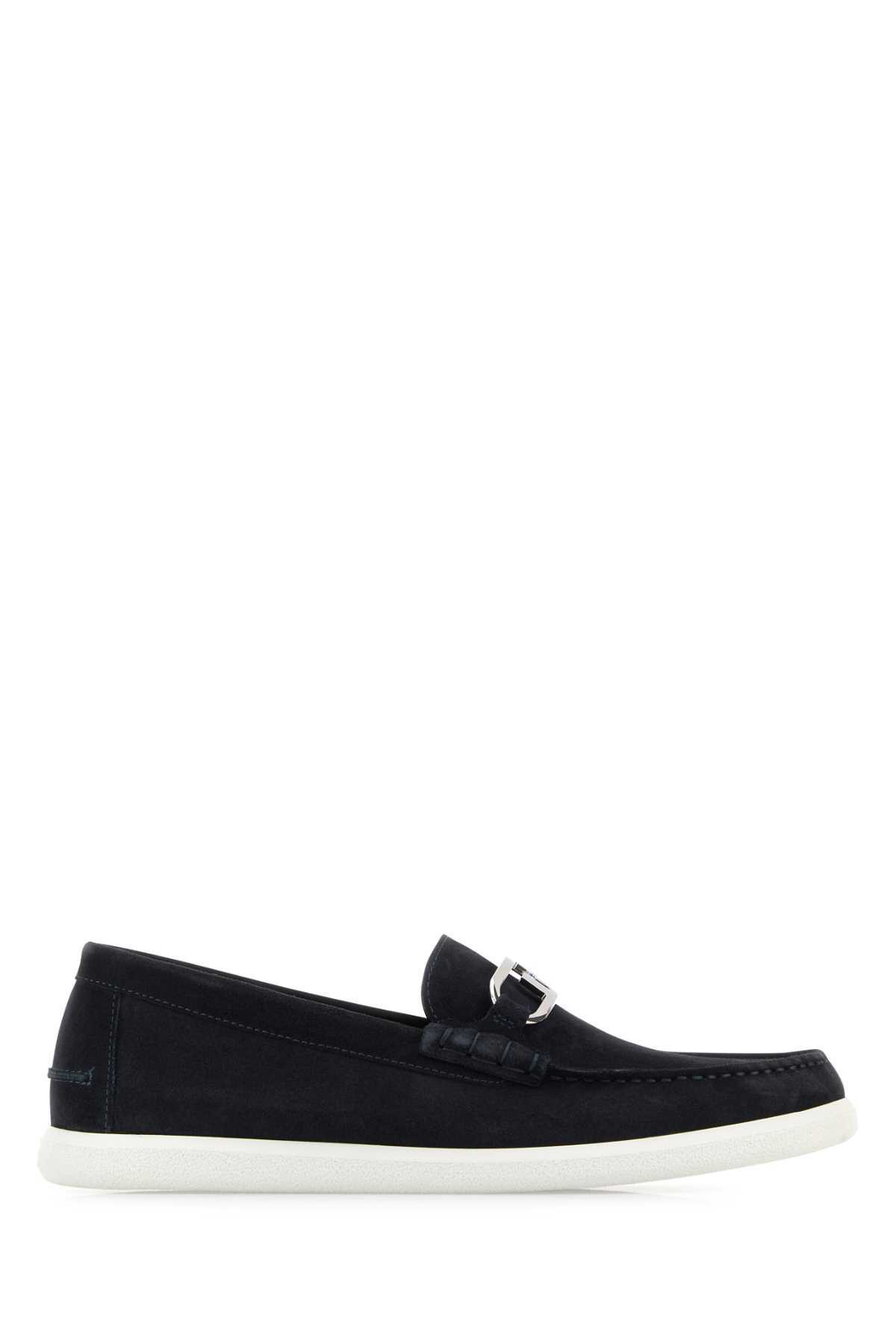Fendi Brown Suede O Lock Light Loafersâ Fendi