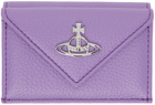 Vivienne Westwood Purple Re-Vegan Envelope Billfold Wallet