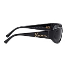 Versace Black Wrap Around Sunglasses