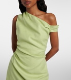 SIR Asymmetric linen minidress