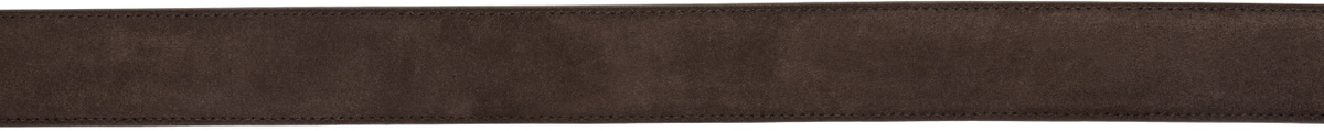 ZEGNA Brown Suede Belt