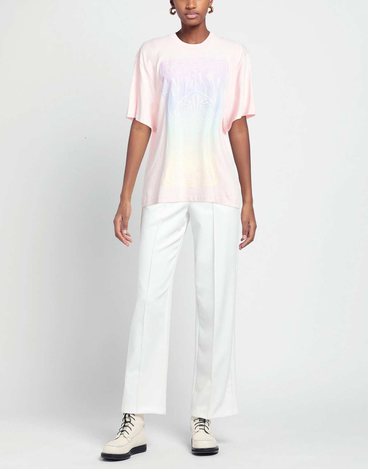 Stella Mccartney Womens T-shirt in Pink